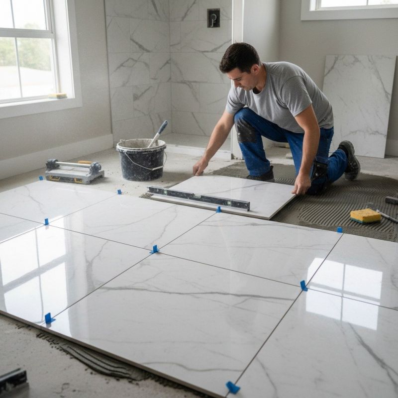 Marble Tile Floor Installation in Alpharetta, GA